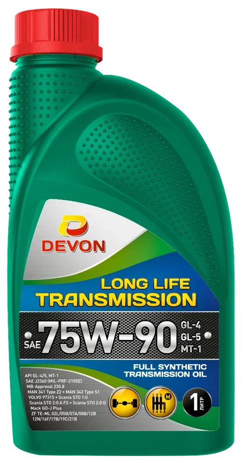Devon Long Life Transmission SAE <i>75W-90 GL-4/GL-5/MT-1 LS</i>